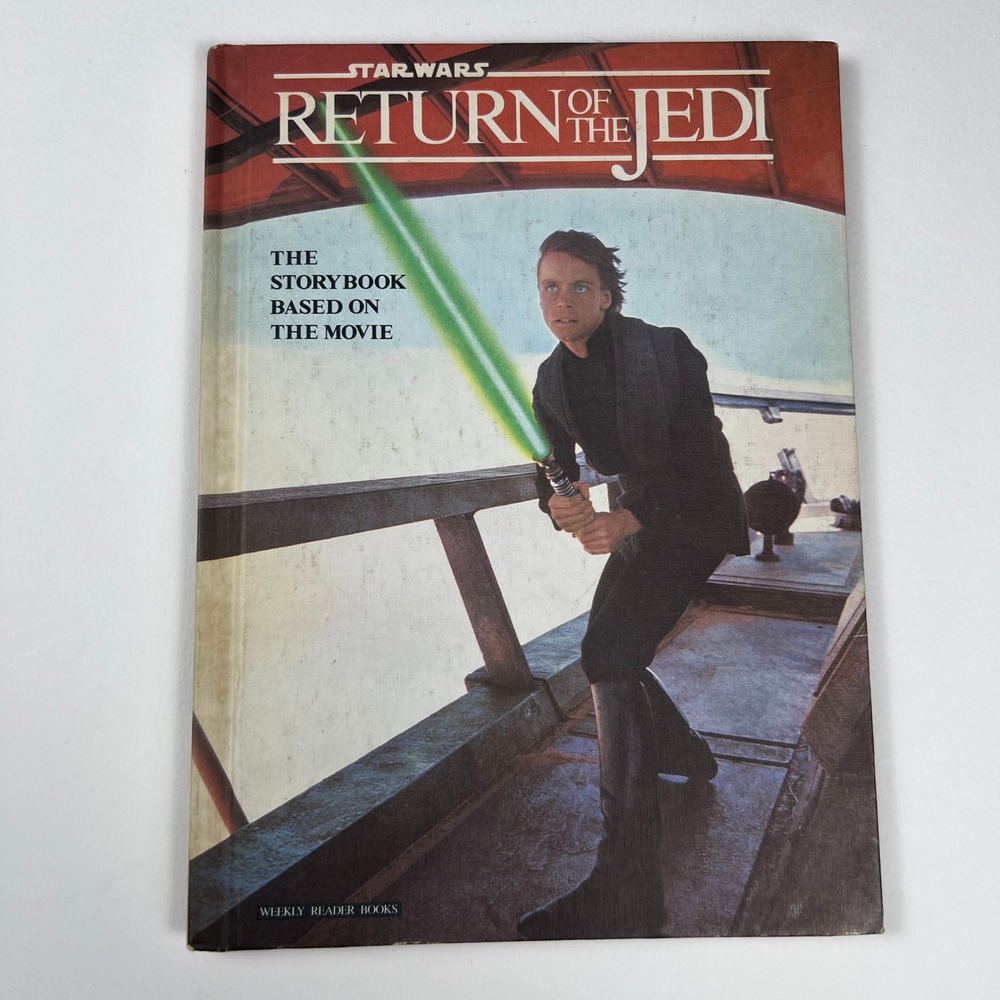 Star Wars Return of the Jedi Storybook Kids OS Red Vintage 1983 Hardcover Movie